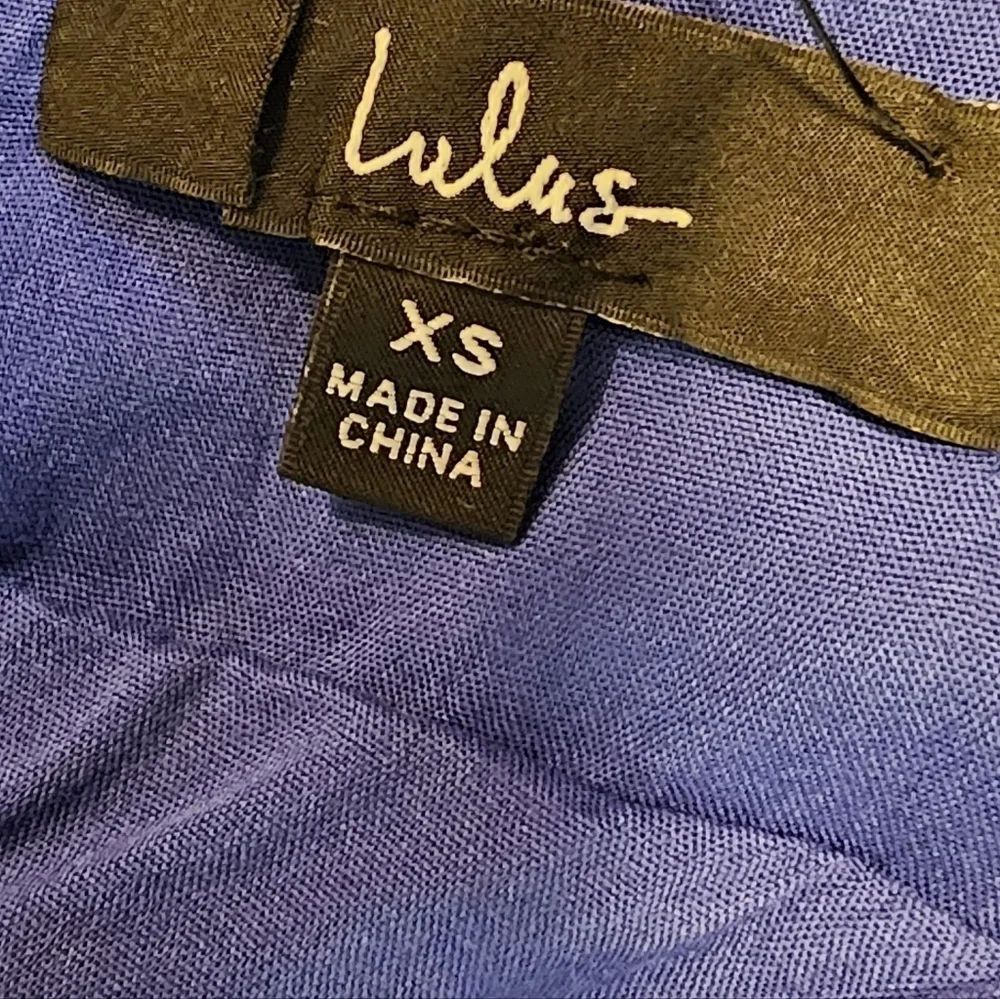 Lulus Troulos Royal Blue Lace-Up Midi Dress, Size XS